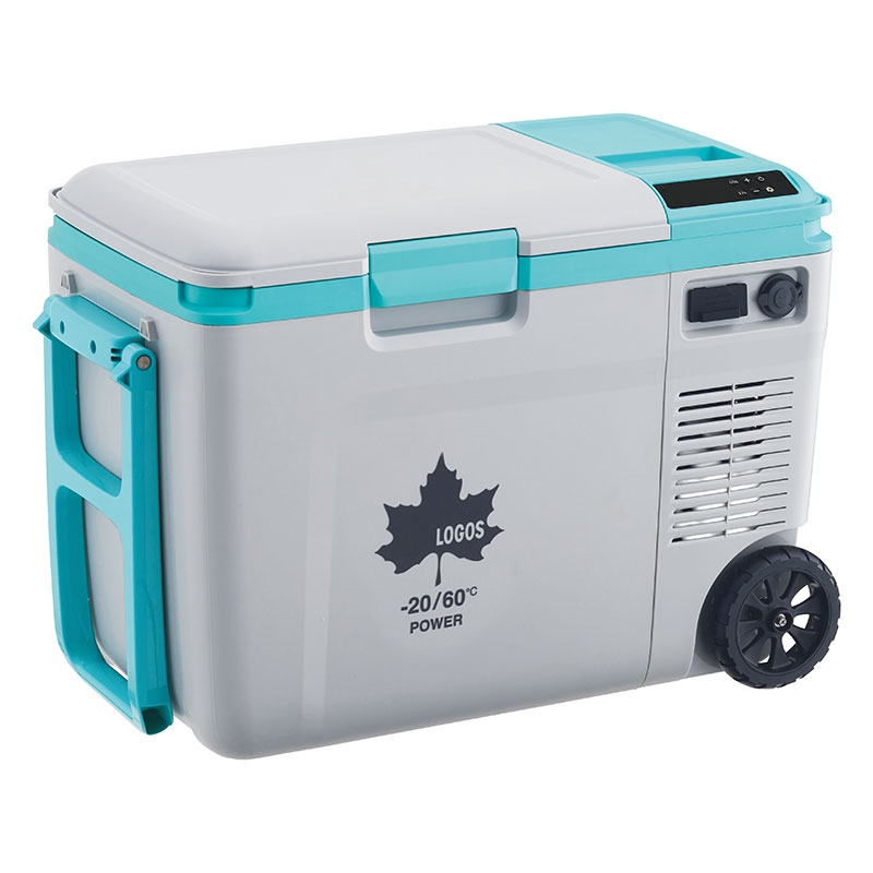 【お取り寄せ商品】(野電)エレキャン・温冷・冷凍庫 27-BF(-20℃～60℃ ホイール) グレー