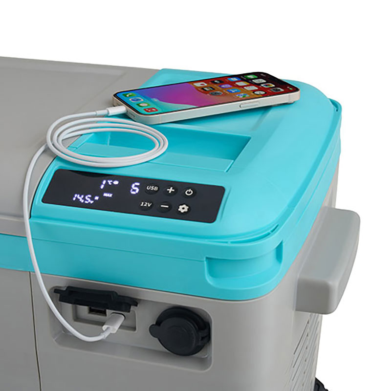 【お取り寄せ商品】(野電)エレキャン・温冷・冷凍庫 27-BF(-20℃～60℃ ホイール) グレー