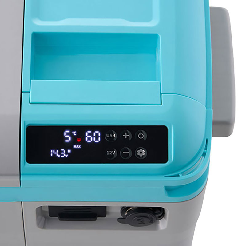 【お取り寄せ商品】(野電)エレキャン・温冷・冷凍庫 27-BF(-20℃～60℃ ホイール) グレー