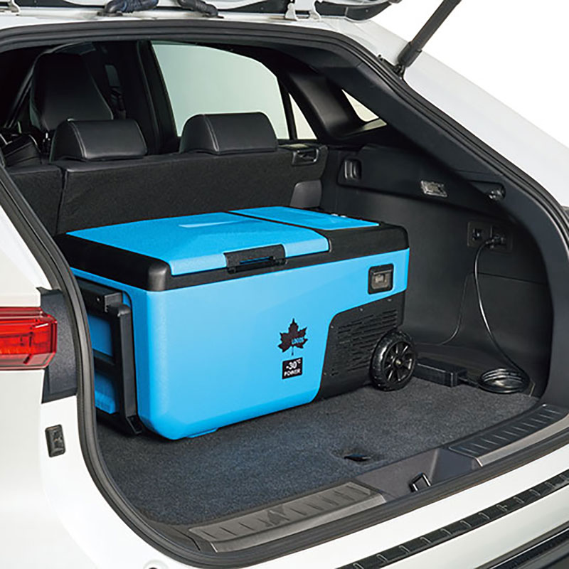 【お取り寄せ商品】(野電)エレキャン・凍結冷凍冷蔵庫 25-BF(-30℃～20℃ 2ドア ホイール) ブルー