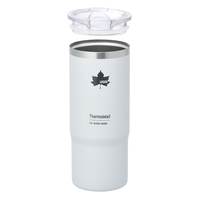 【5月下旬入荷予定】ThermoWall 真空断熱ボトルホルダー アイスグレー