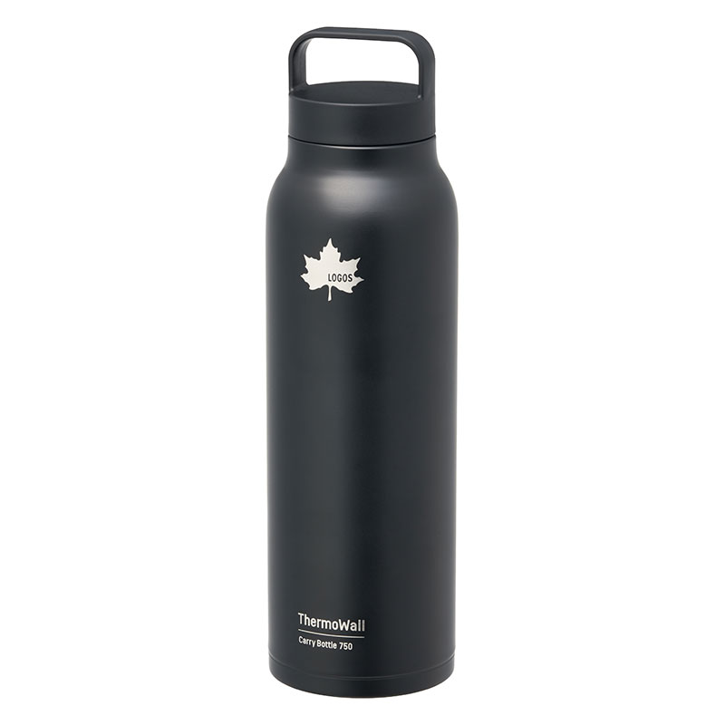 【5月下旬入荷予定】ThermoWall 真空断熱キャリーボトル 750 ブラック