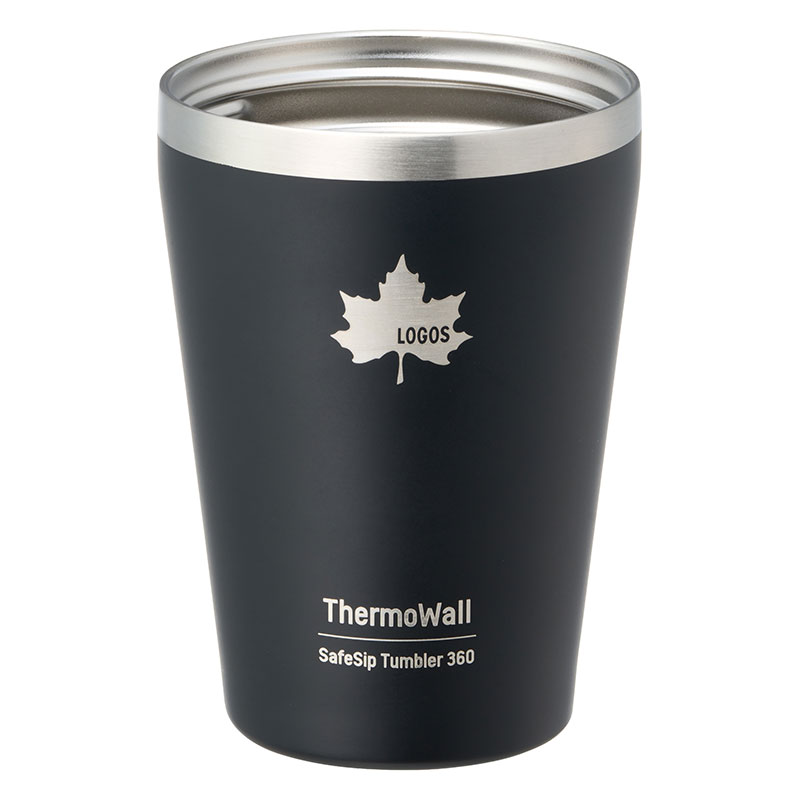 【5月下旬入荷予定】ThermoWall 真空断熱タンブラー 360 ブラック