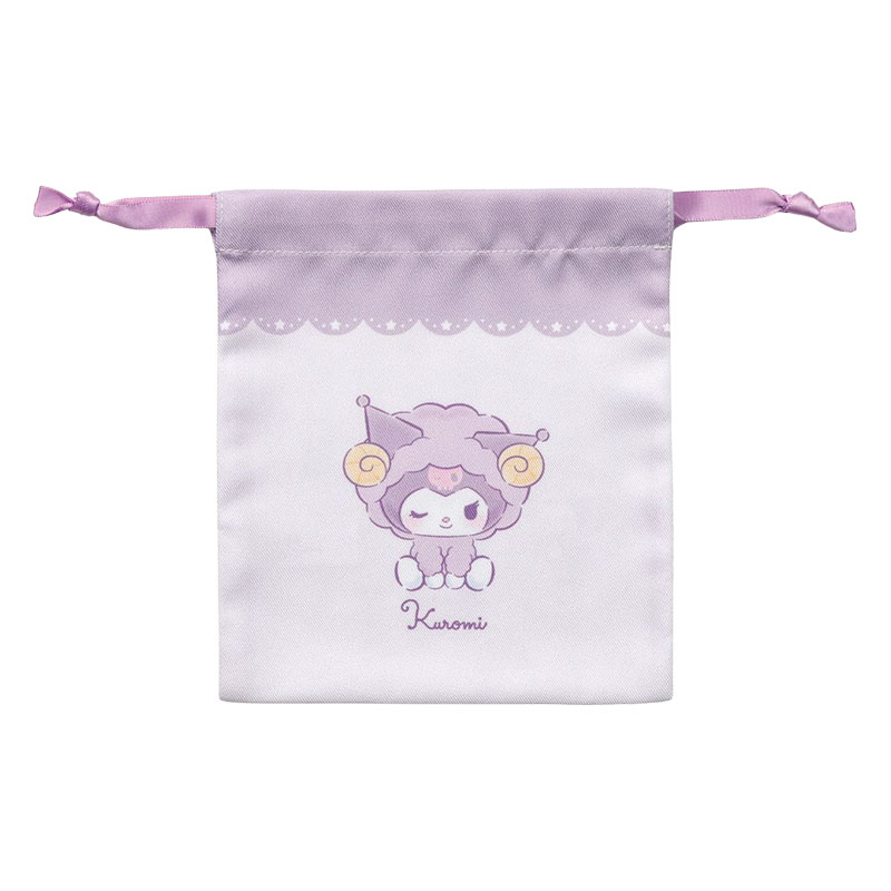 巾着 おやすみひつじ クロミ 16×15cm