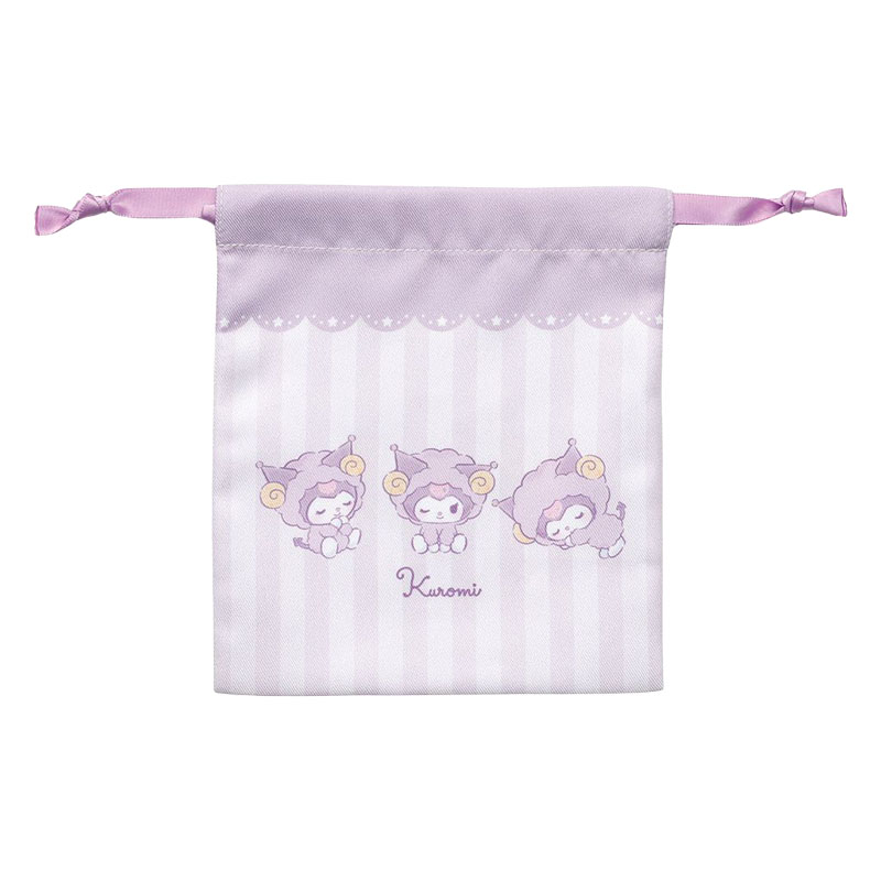 巾着 おやすみひつじ クロミ 16×15cm