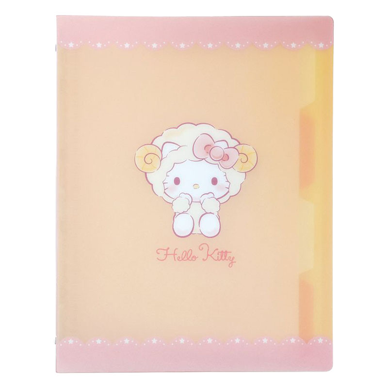 B5 26穴 バインダー おやすみひつじ ハローキティ