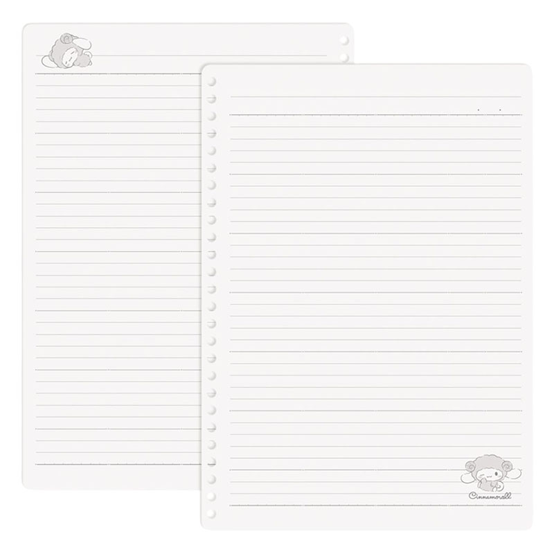 B5 ルーズリーフ おやすみひつじ シナモロール 50枚入