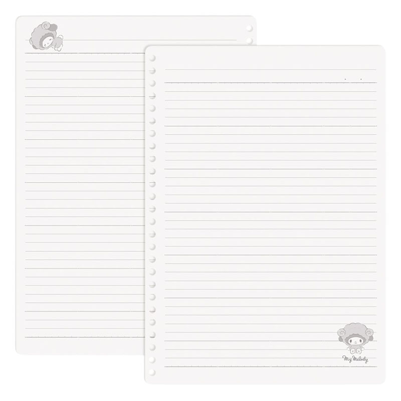 B5 ルーズリーフ おやすみひつじ マイメロディ 50枚入