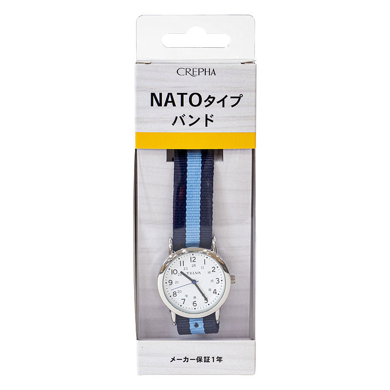 テルバ 腕時計 NATOタイプバンド TE-AM042-NVS