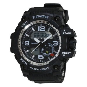 ティースポーツ アナログ&デジタル腕時計 TS-AD095-BK