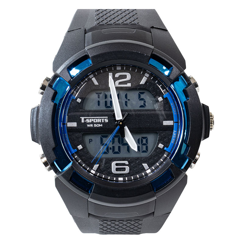 ティースポーツ アナログ&デジタル腕時計 TS-AD251-BL