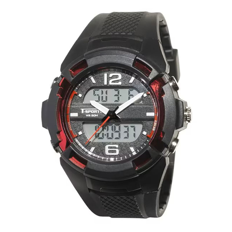 ティースポーツ アナログ&デジタル腕時計 TS-AD251-RD