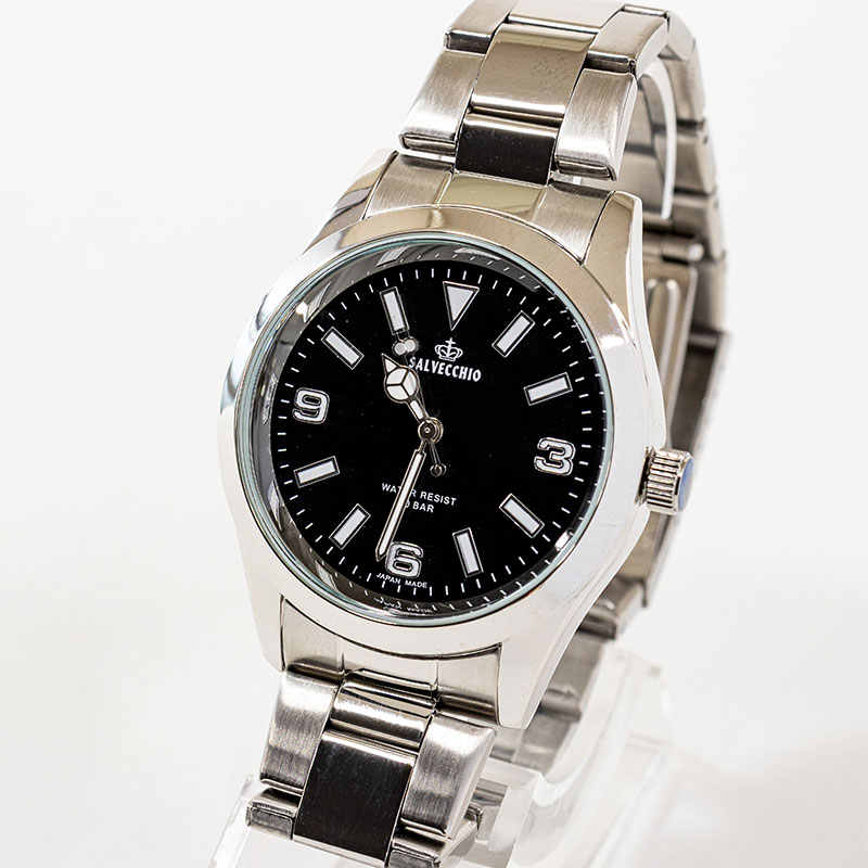 サルベキオ アナログ腕時計 SV-AM266-BKS