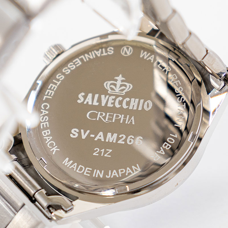 サルベキオ アナログ腕時計 SV-AM266-BKS