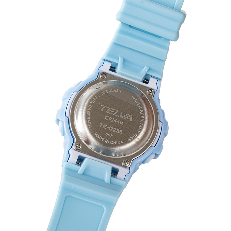 テルバ デジタルウォッチ TE-D280-LB