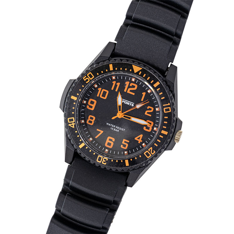 スポーツウォッチ ウレタン 10気圧防水 TS-AM306-OR