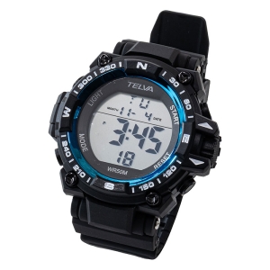 テルバ デジタルウォッチ TE-D375-BL