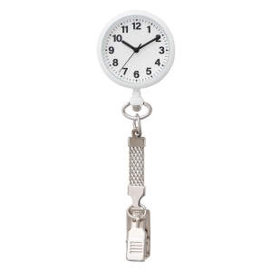 【お取り寄せ商品】フック式ナースウオッチ NB-AL379-WT ホワイト