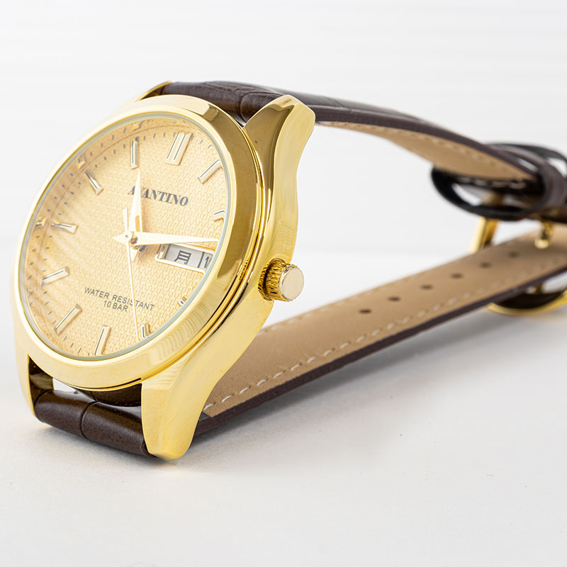 アバンティーノ アナログ腕時計 AV-AM399-GDG