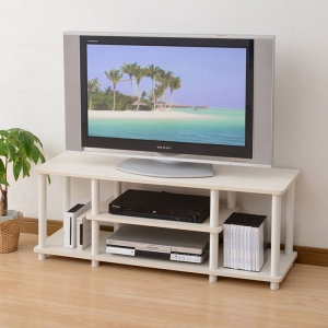 システムラック TV台 ホワイトウォッシュ3×ホワイト
