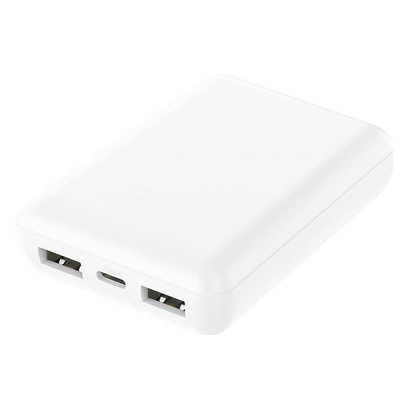【お取り寄せ商品】ハイディスク 準個体 リチウムイオン モバイルバッテリー 10000ｍAh HD4-SSMBTC10WH ホワイト