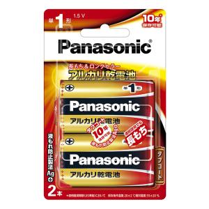 単1形アルカリ乾電池 2本パック LR20XJ｜2B Panasonic パナソニック