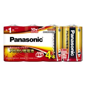 単1形アルカリ乾電池 4本パック LR20XJ｜4SW Panasonic パナソニック