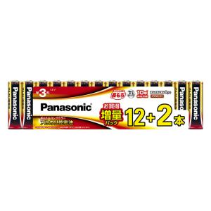 単3形アルカリ乾電池 12+2本 LR6XJSP｜14S Panasonic パナソニック