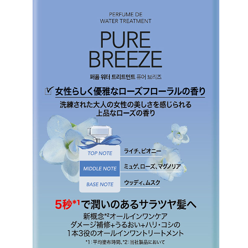 エラスティン パヒュームウォータートリートメント ピュアブリーズ 250ml