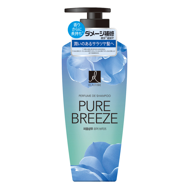 エラスティン パヒュームシャンプー 本体 ピュアブリーズ 400ml