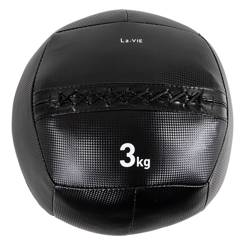 La-VIE(ラ・ヴィ) メディシンボール ソフト 3kg ブラック
