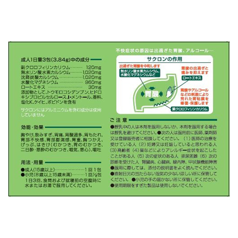 【第2類医薬品】サクロン 10包