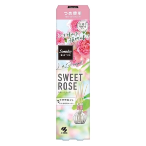芳香剤 Sawaday 香るStick 詰替 70ml スウィートローズ
