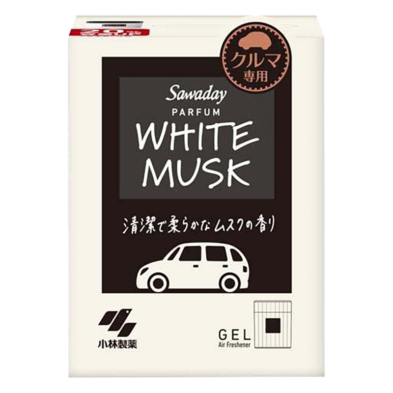 【お取り寄せ商品】車専用 消臭芳香剤 パルファム ゲル ホワイトムスク 110g