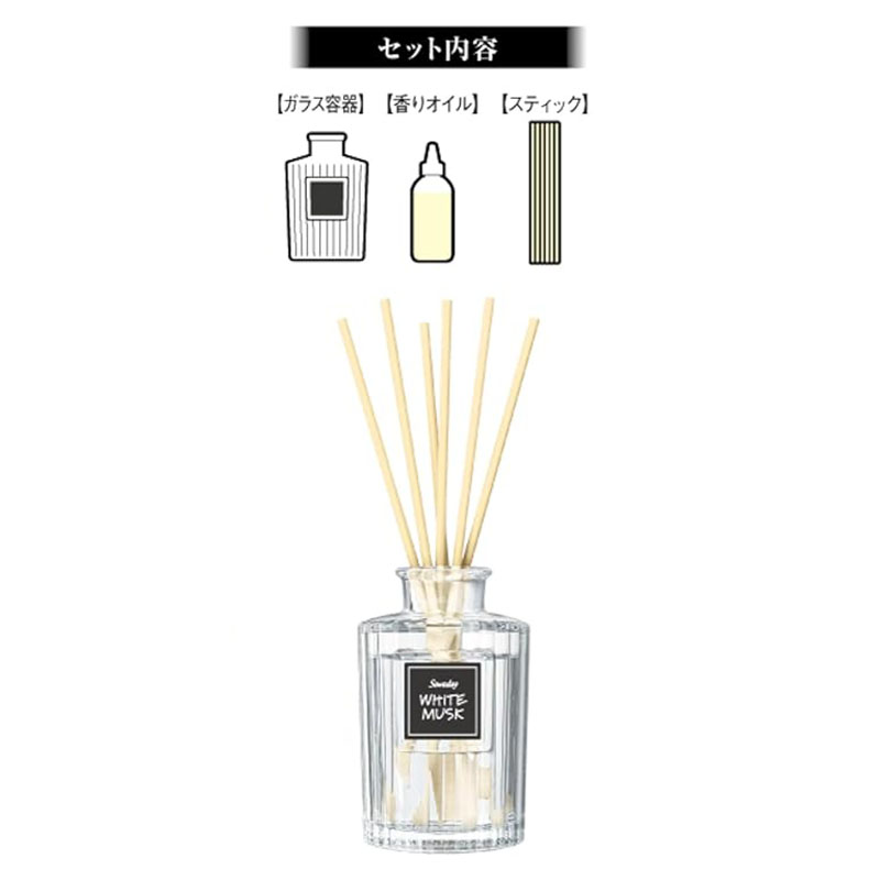 Sawaday香るStick パルファム 本体 ホワイトムスク 70ml