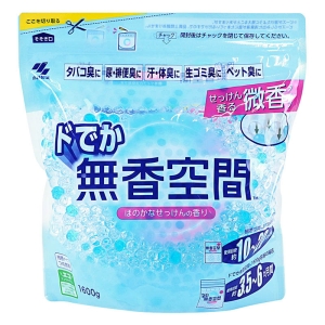 ドでか無香空間 微香タイプ 詰替 ほのかなせっけんの香り 1600g
