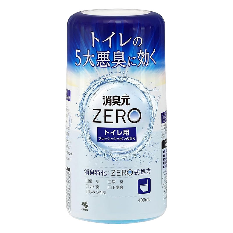 消臭元ZERO トイレ用 フレッシュシャボンの香り 本体 400ml