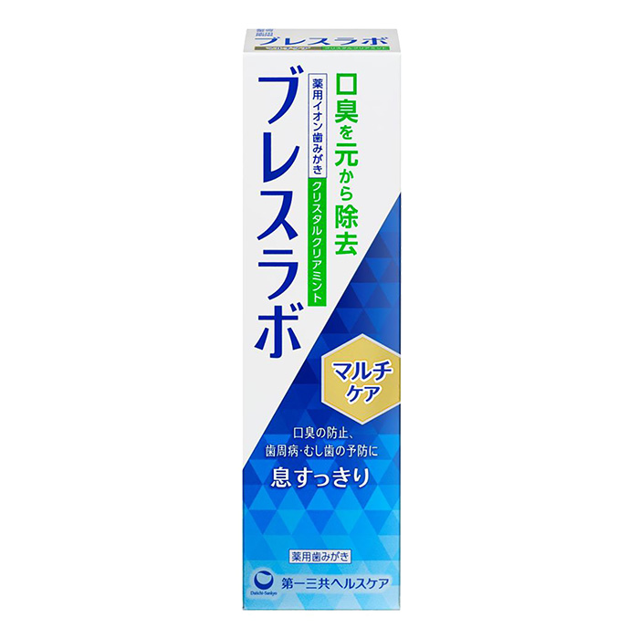 ブレスラボ マルチケア クリスタルクリアミント 90g