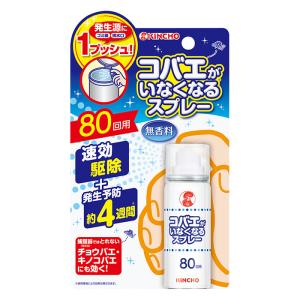 コバエがいなくなるスプレー 80回 20ml