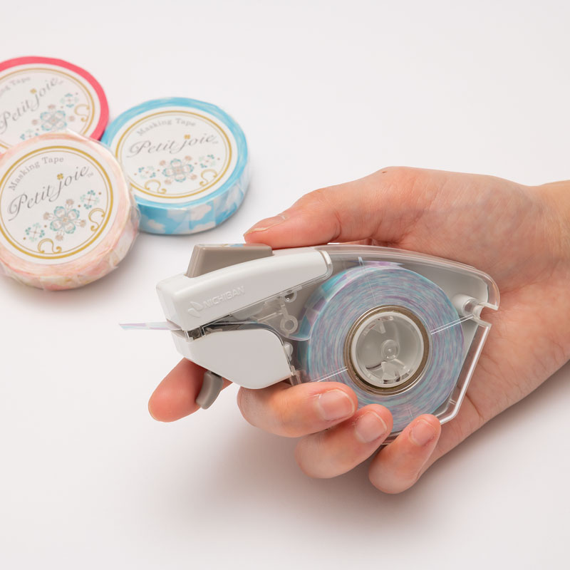 テープカッター プッシュカット ホワイト