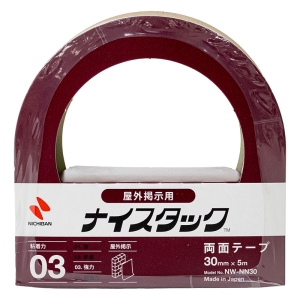 ナイスタック 両面テープ 屋外掲示用 30mm×5m NW-NN30