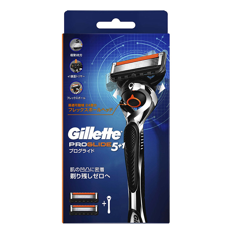 カミソリ Gillette フュージョン マニュアルホルダー ｜ ミスター