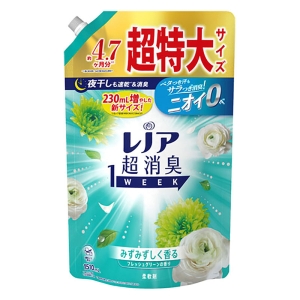 レノア 超消臭1WEEK 柔軟剤 フレッシュグリーン 詰め替え 超特大 1510mL