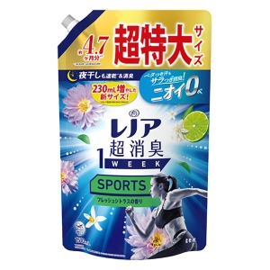 レノア 超消臭1WEEK 柔軟剤 SPORTS フレッシュシトラス詰め替え 超特大 1510mL