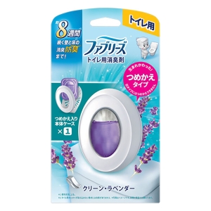 ファブリーズ 消臭芳香剤 トイレ用 クリーン・ラベンダー 詰め替え入り本体ケース 6.3mL