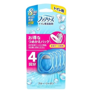 ファブリーズ 消臭剤 トイレ用 ブルーシャボン 詰替 4個パック