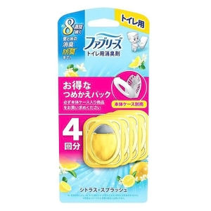 ファブリーズ 消臭剤 トイレ用 シトラスス・プラッシュ 詰替 4個パック