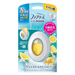 ファブリーズ 消臭芳香剤 トイレ用 シトラス・スプラッシュ 詰め替え入り本体ケース 6.3mL