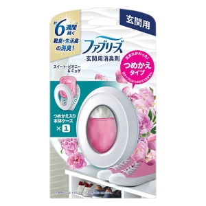 ファブリーズ 消臭芳香剤 玄関用 スイート・ピオニー&ミュゲ 詰め替え入り本体ケース 7mL