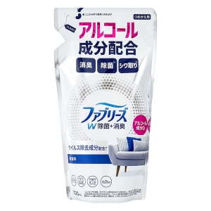 ファブリーズ W除菌+消臭 布用 アルコール成分＋ 無香料 詰替 320ml